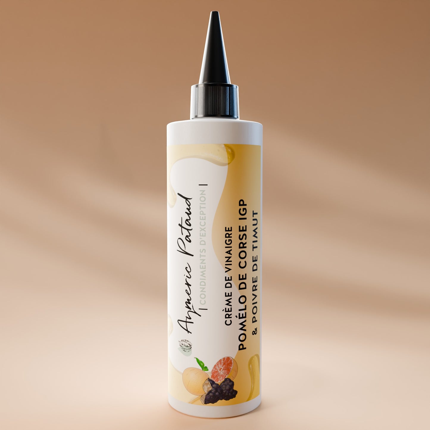 Crème de vinaigre de Pomélo de Corse IGP et Poivre de Timut – 250ml by Aymeric Pataud®