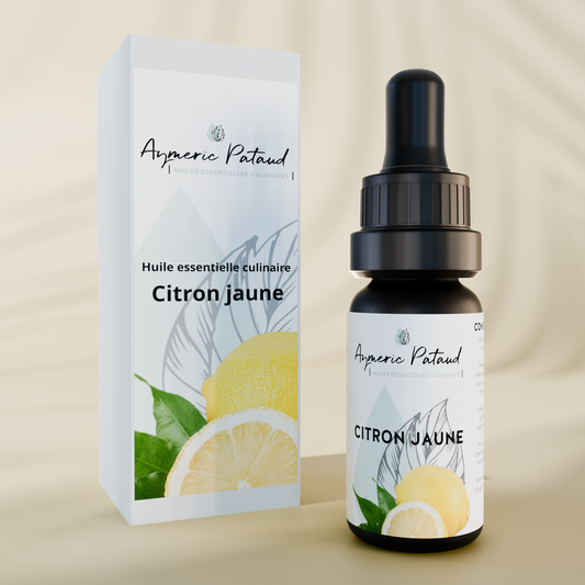 Huile essentielle de Citron jaune – 10 ml by Aymeric Pataud®