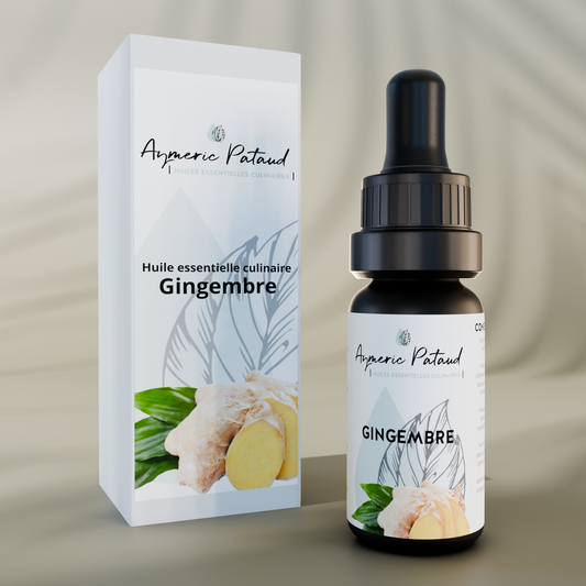 Huile essentielle de Gingembre – 10ml by Aymeric Pataud®